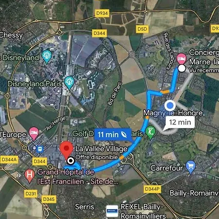 Duplex Moderne 8per&3ch&10 Min Disney&parking Free Διαμέρισμα
