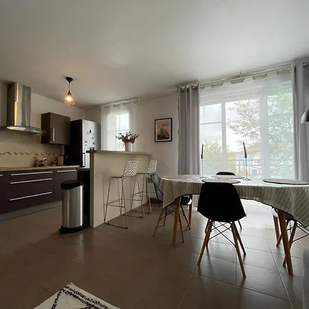 Duplex Moderne 8per&3ch&10 Min Disney&parking Free Magny-le-Hongre