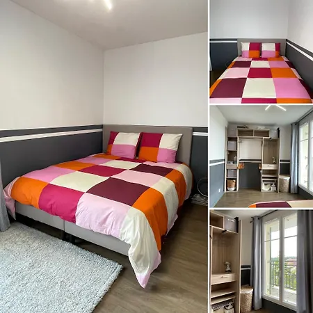 Duplex Moderne 8per&3ch&10 Min Disney&parking Free Magny-le-Hongre